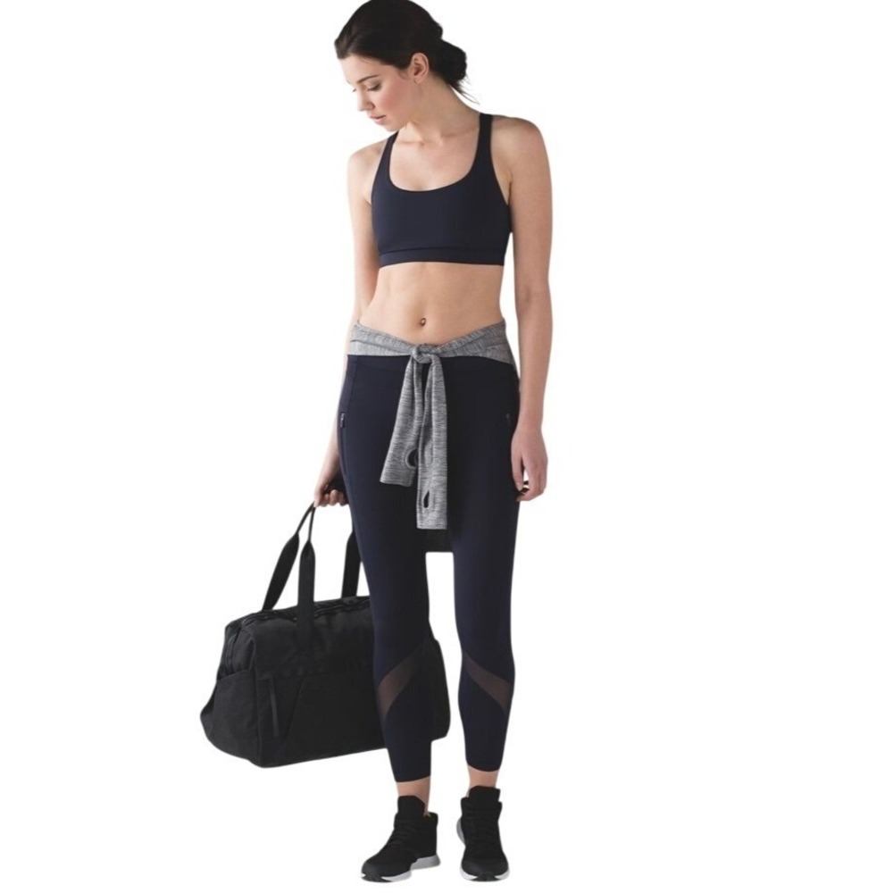 Lululemon Inspire Tight I, Midnight Navy, Size 6